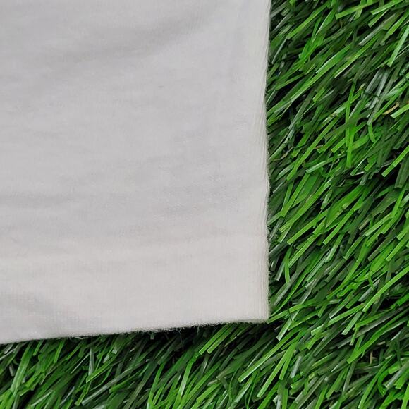 Vintage 90s Bee Honeycomb Shirt S/M 18x25 White USA Bumblebee - Picture 12 of 12